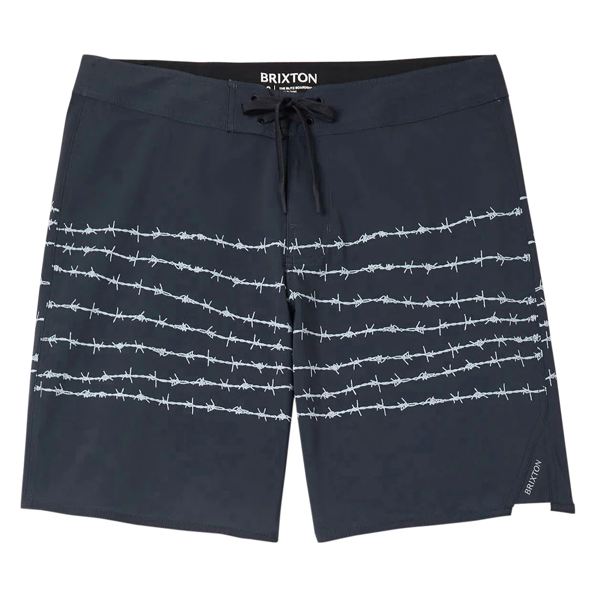 Brixton Blitz 19" Boardshorts - Black/Barb Wire