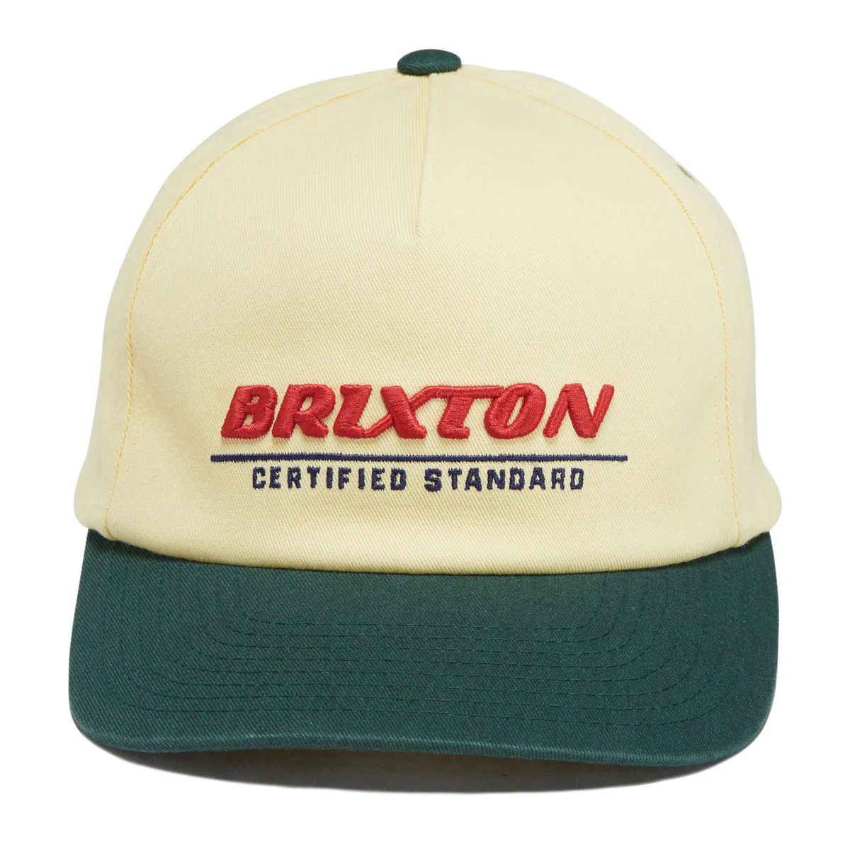 Brixton Certified LP Adj Hat - Washed Celestial Yellow/Mediterranean Teal - Image 2