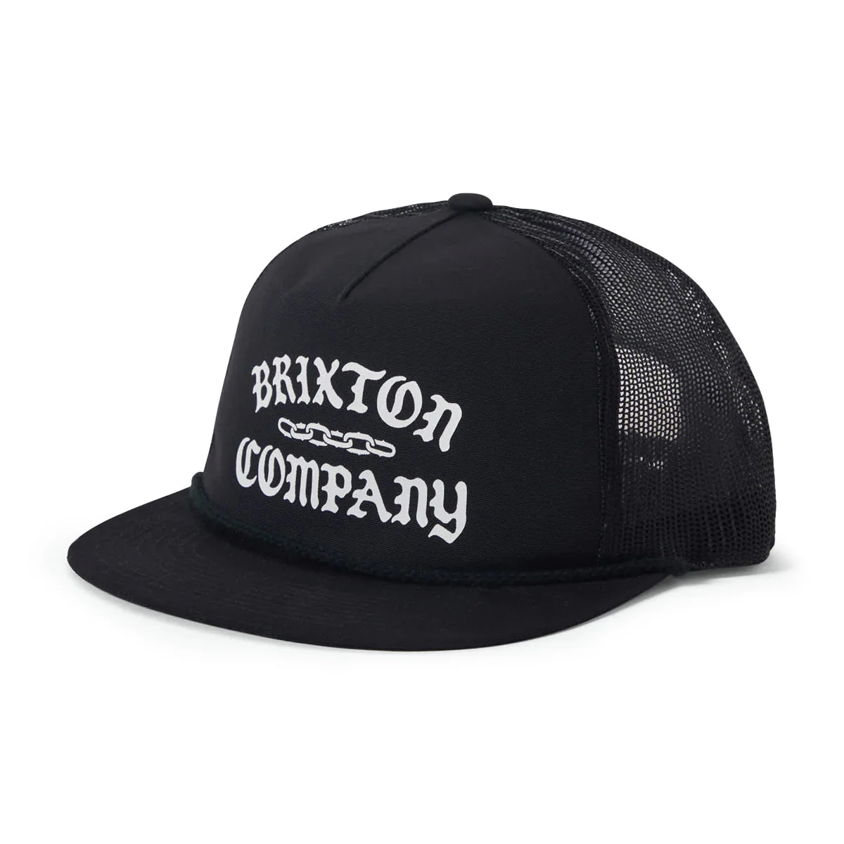 Brixton Chains Netplus HP Trucker Hat - Black/Black