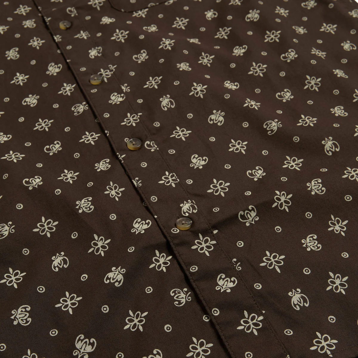Brixton Charter Print Shirt - Walnut Brown Bandana - Image 4