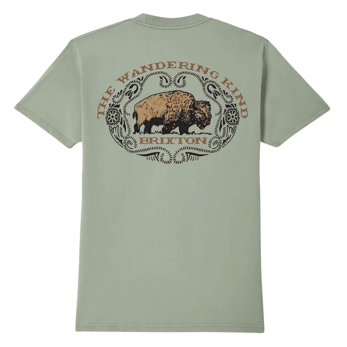 Brixton Coba T-Shirt - Desert Green