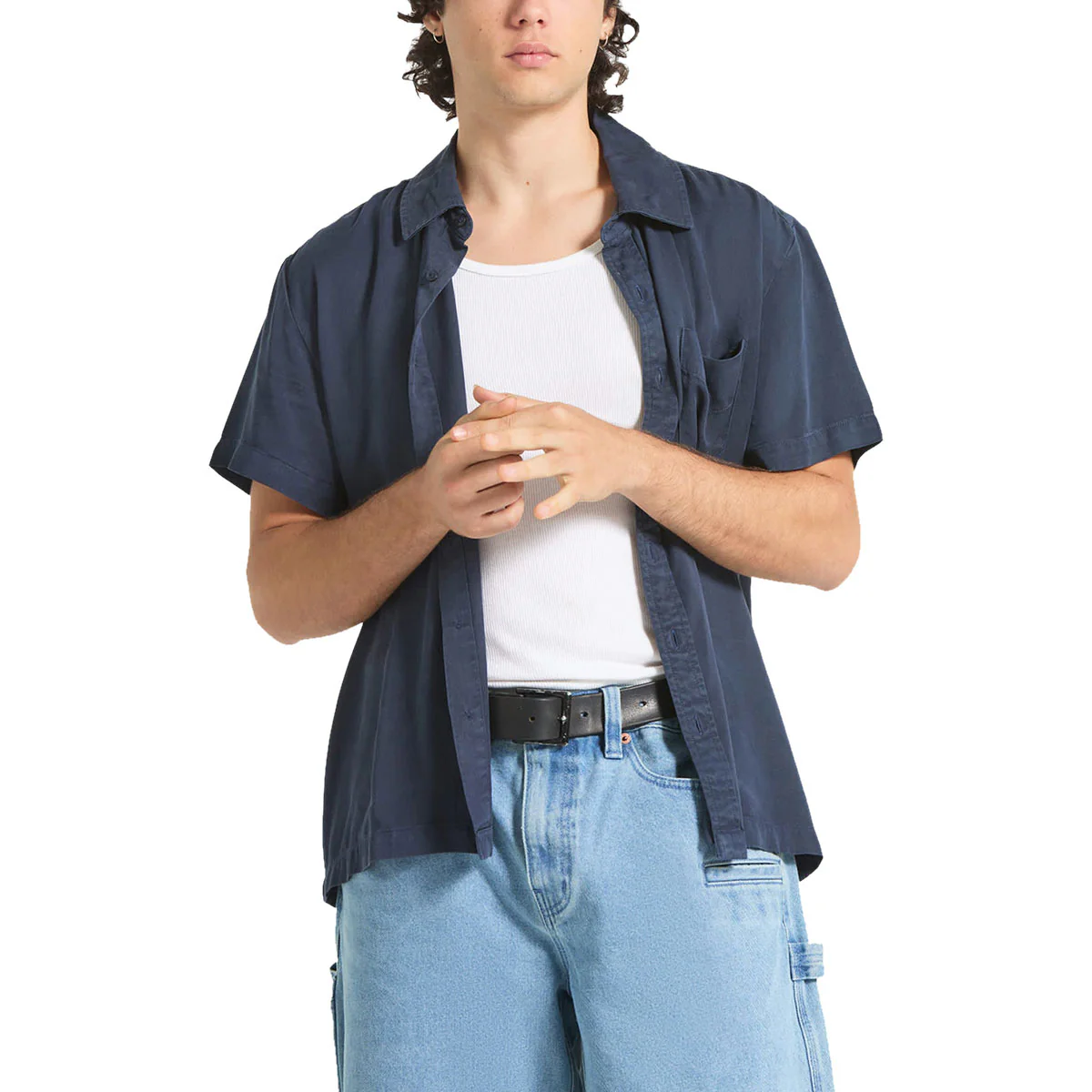 Brixton Cooling Comfort Shirt - Midnight Navy - Image 2