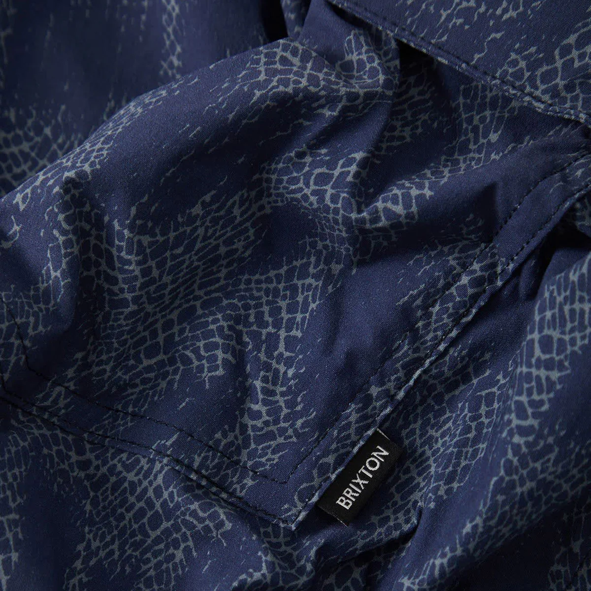 Brixton Everyday Hybrid 7" Shorts - Washed Navy Crackle - Image 3
