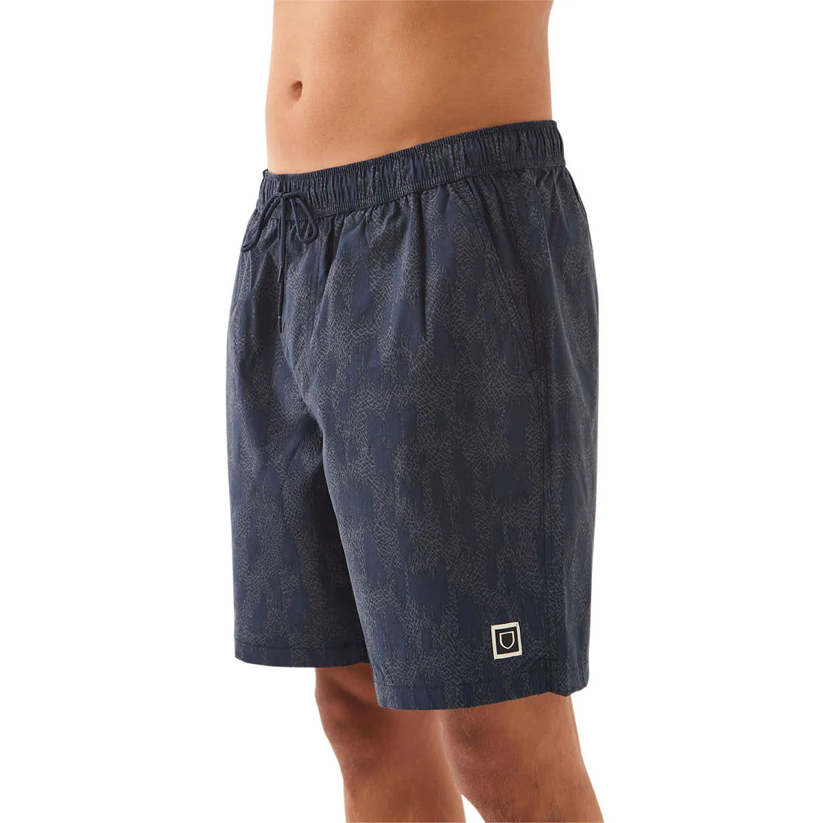 Brixton Everyday Hybrid 7" Shorts - Washed Navy Crackle - Image 5