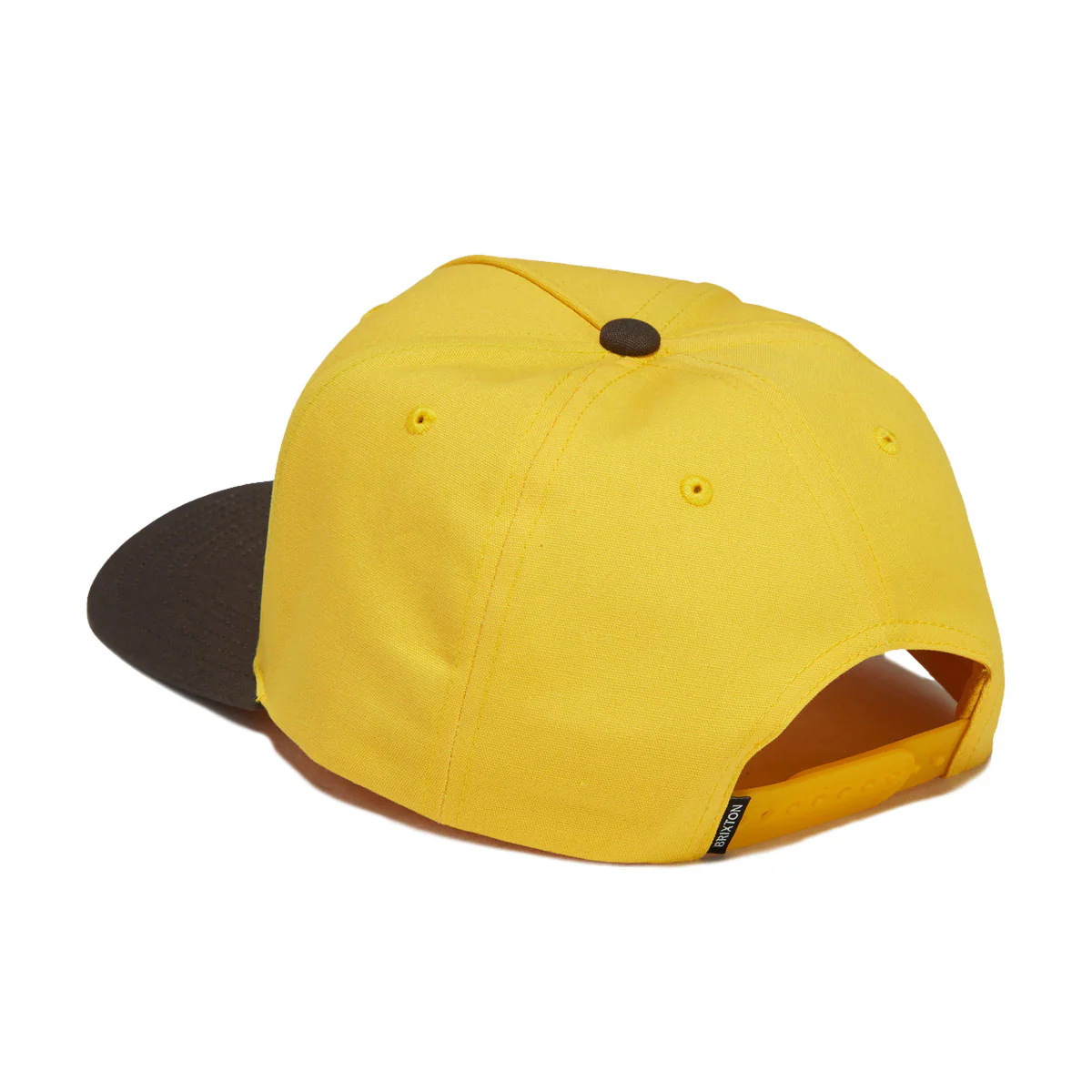 Brixton Homerun Snapback Hat - Golden Hour/Walnut Brown - Image 2
