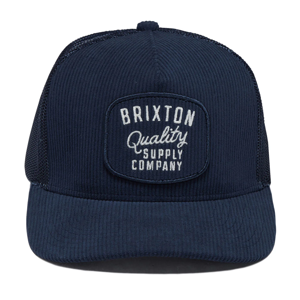 Brixton Hubal C Mp Trucker Hat - Dark Navy Corduroy - Image 3