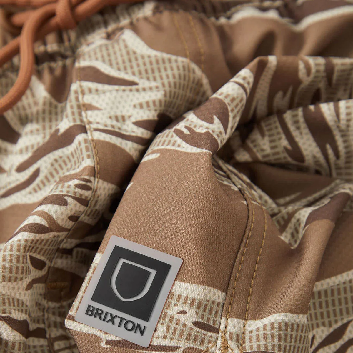 Brixton Journey Active Shorts - Desert Tiger Camo - Image 5