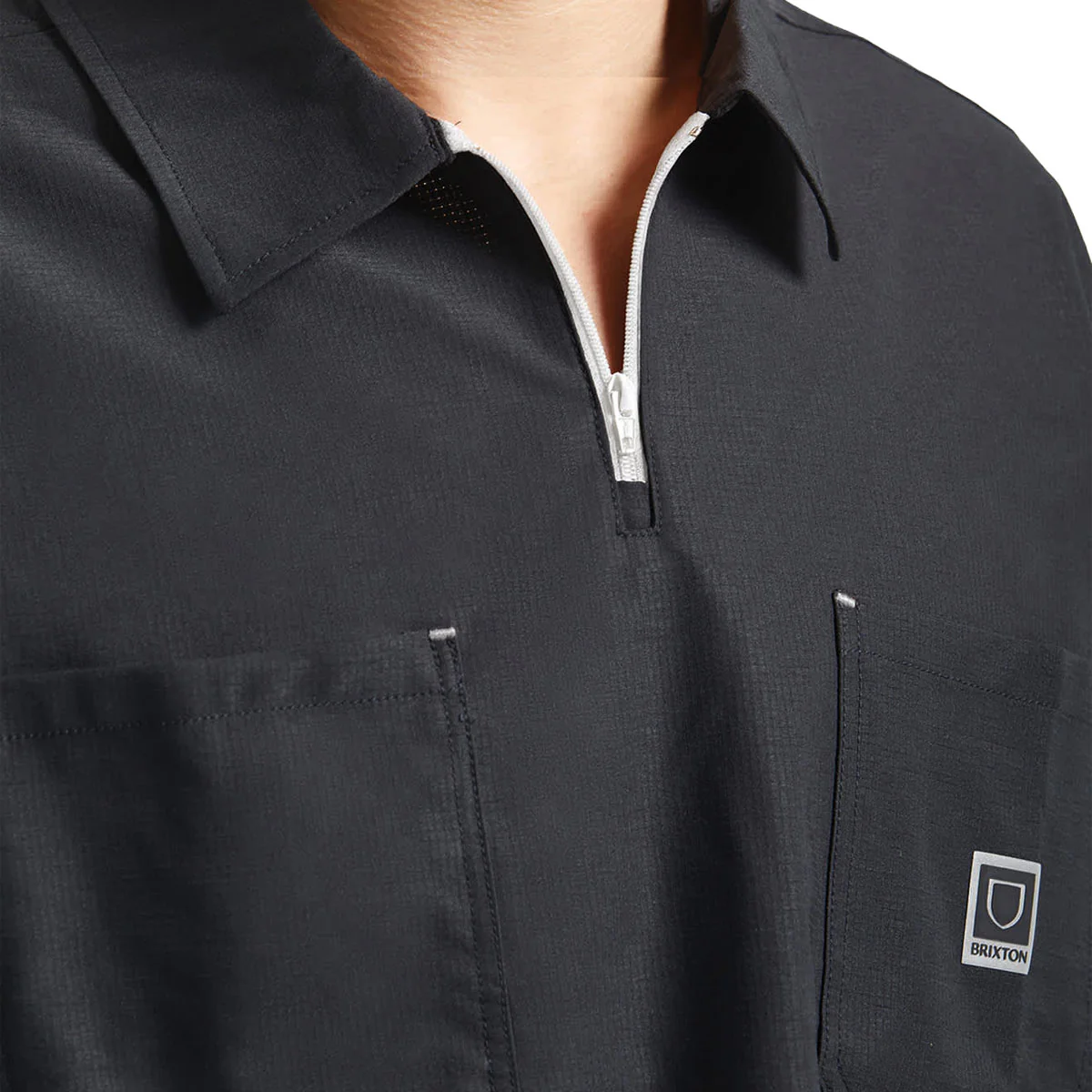 Brixton Journey Lightweight Shirt - Black - Image 4