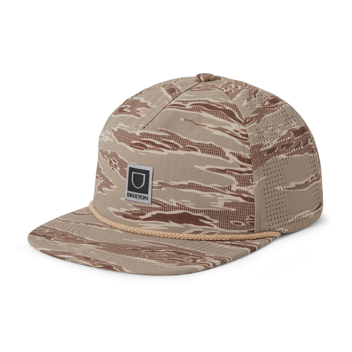 Brixton Journey Mp Performance Snapback Hat - Desert Tiger Camo