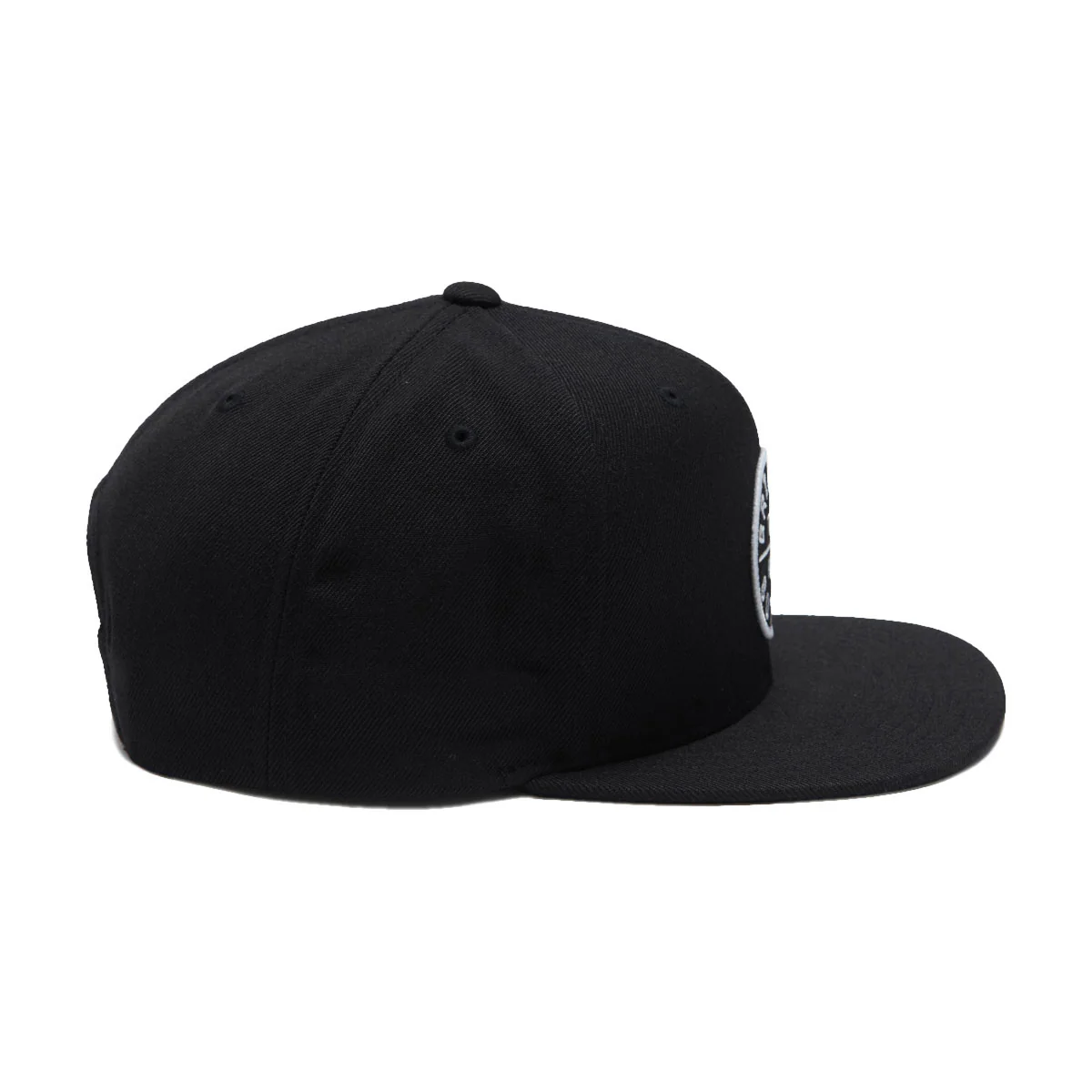 Brixton Oath III Snapback Hat - Black - Image 3