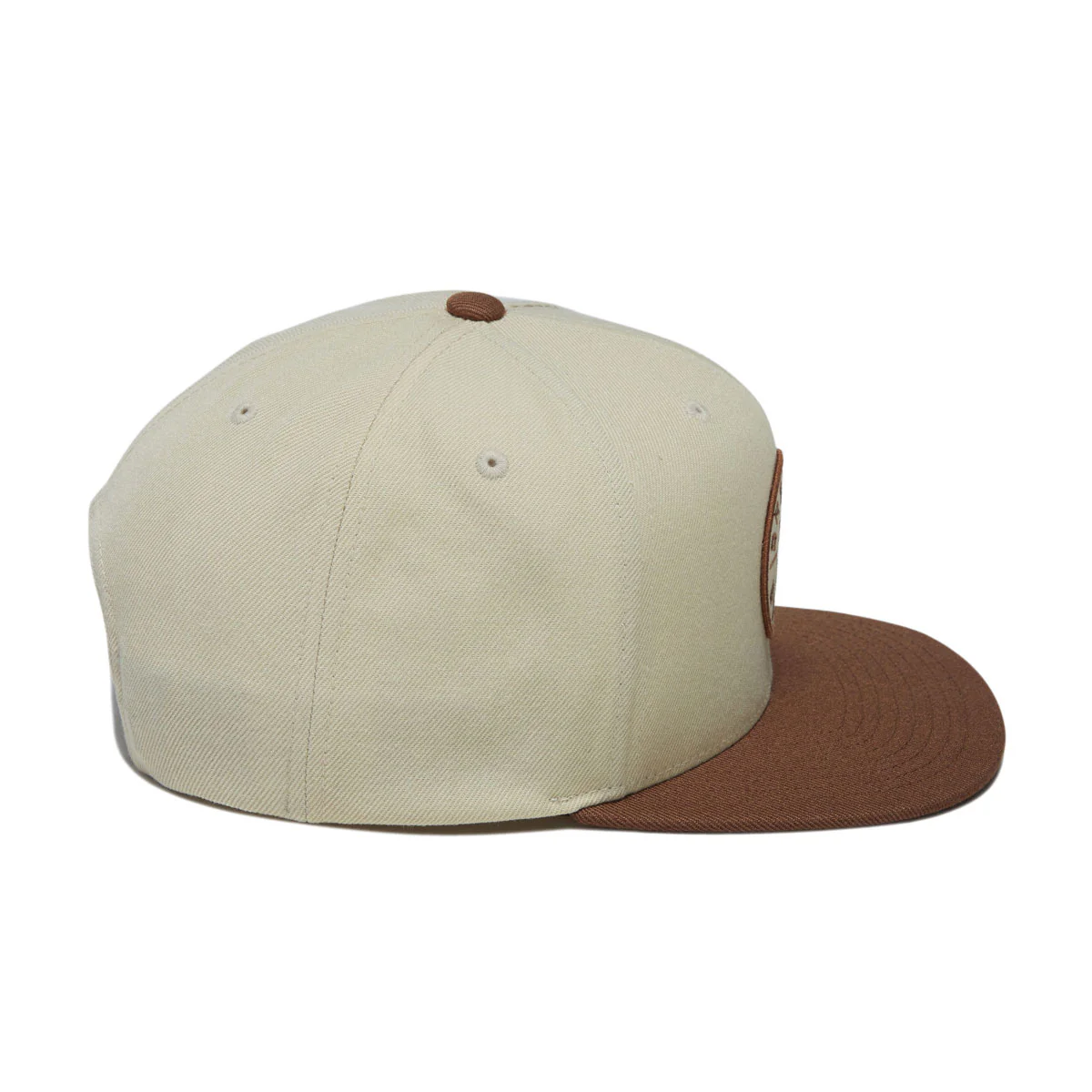 Brixton Oath III Snapback Hat - Khaki/Caramel - Image 4