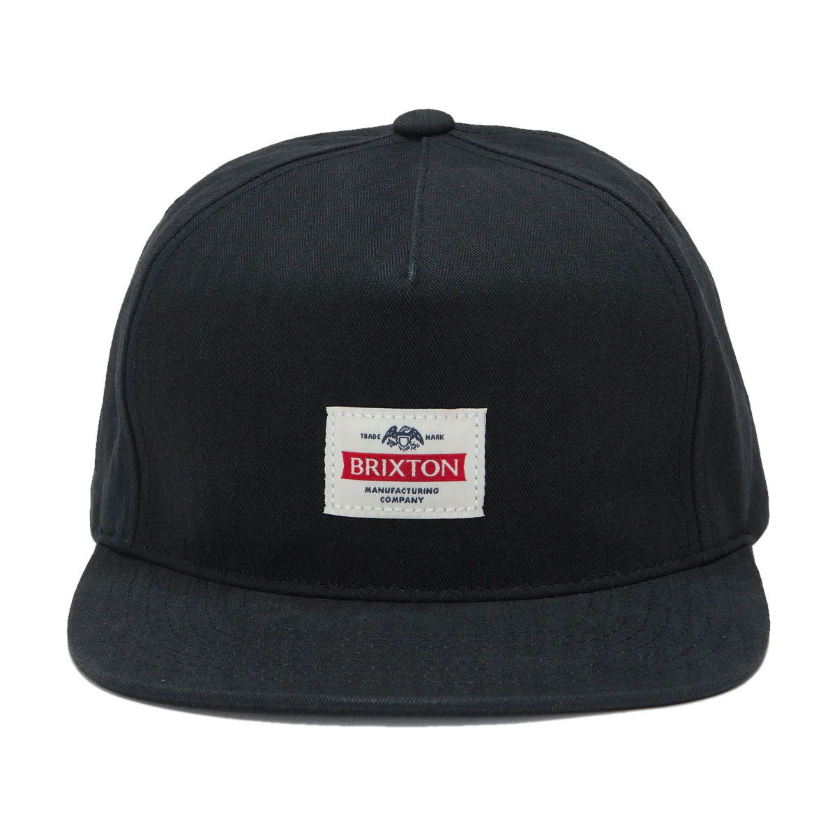 Brixton Pinnacle MP Snapback Hat - Washed Black - Image 2