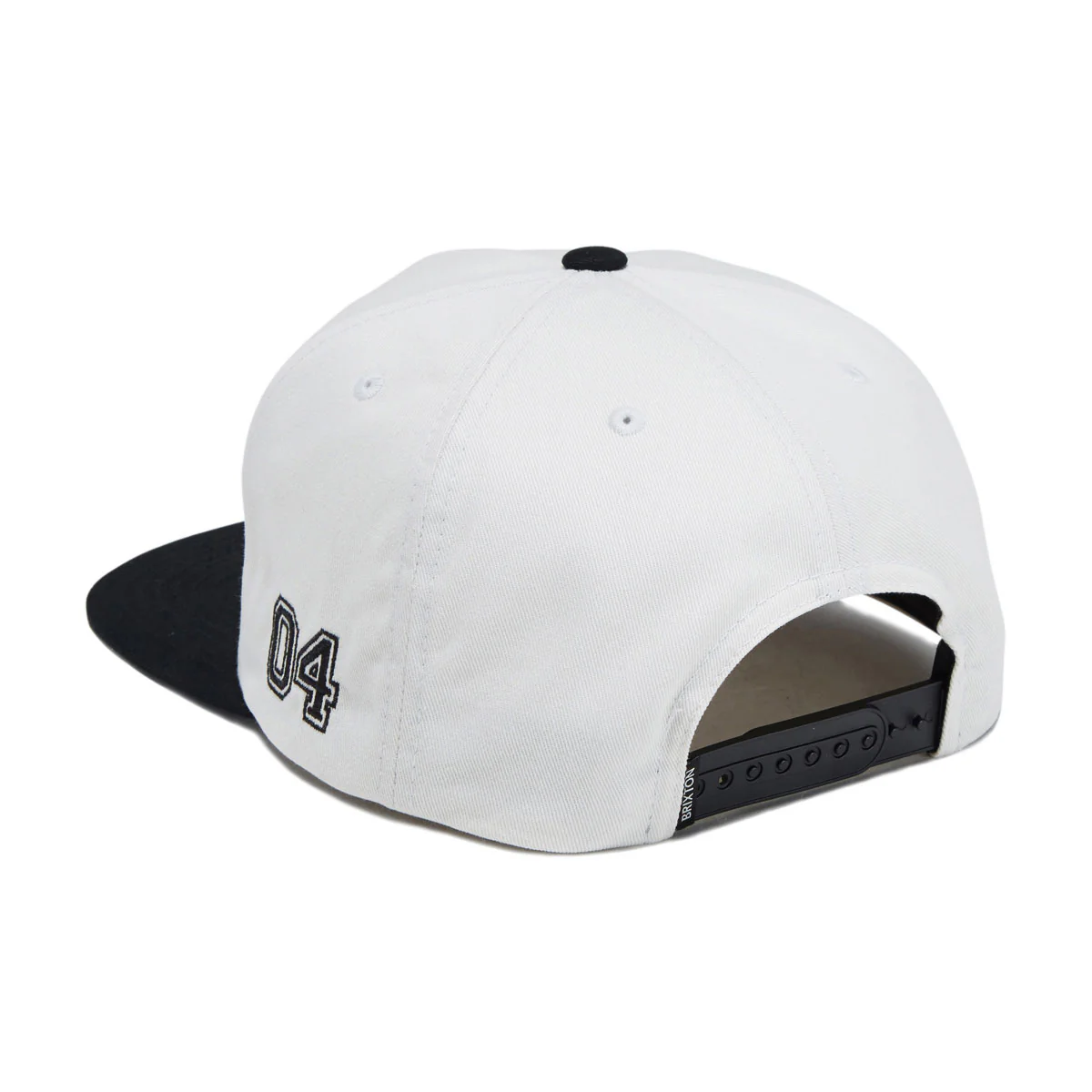 Brixton Predator MP Snapback Hat - Off White/Black - Image 7