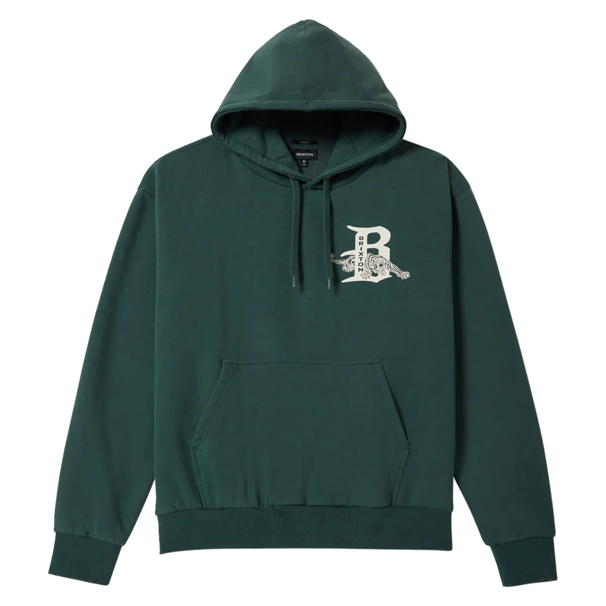 Brixton Predator Relaxed Hoodie - Primal Green Worn Wash