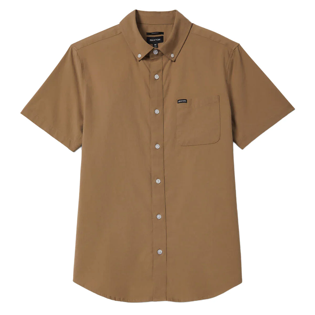 Brixton Sanford Oxford Shirt - Khaki - Image 2