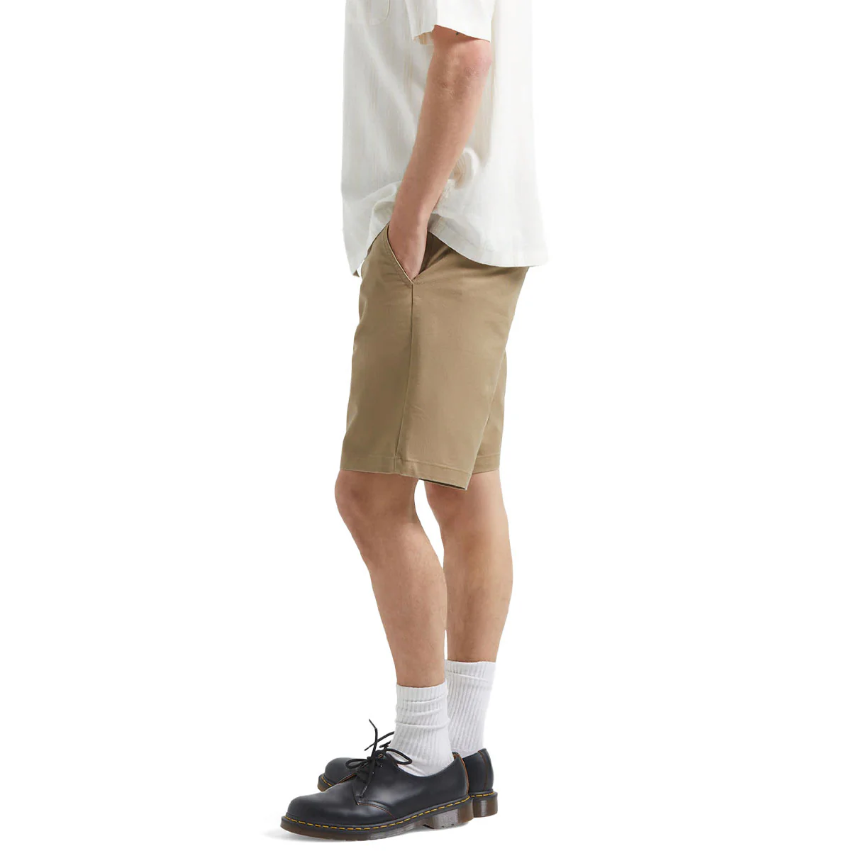 Brixton Santo Chino Shorts - Khaki - Image 4