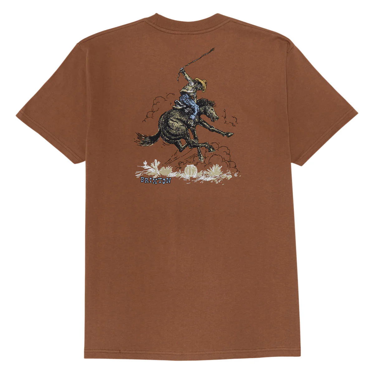 Brixton Stirrup T-Shirt - Brown Sugar