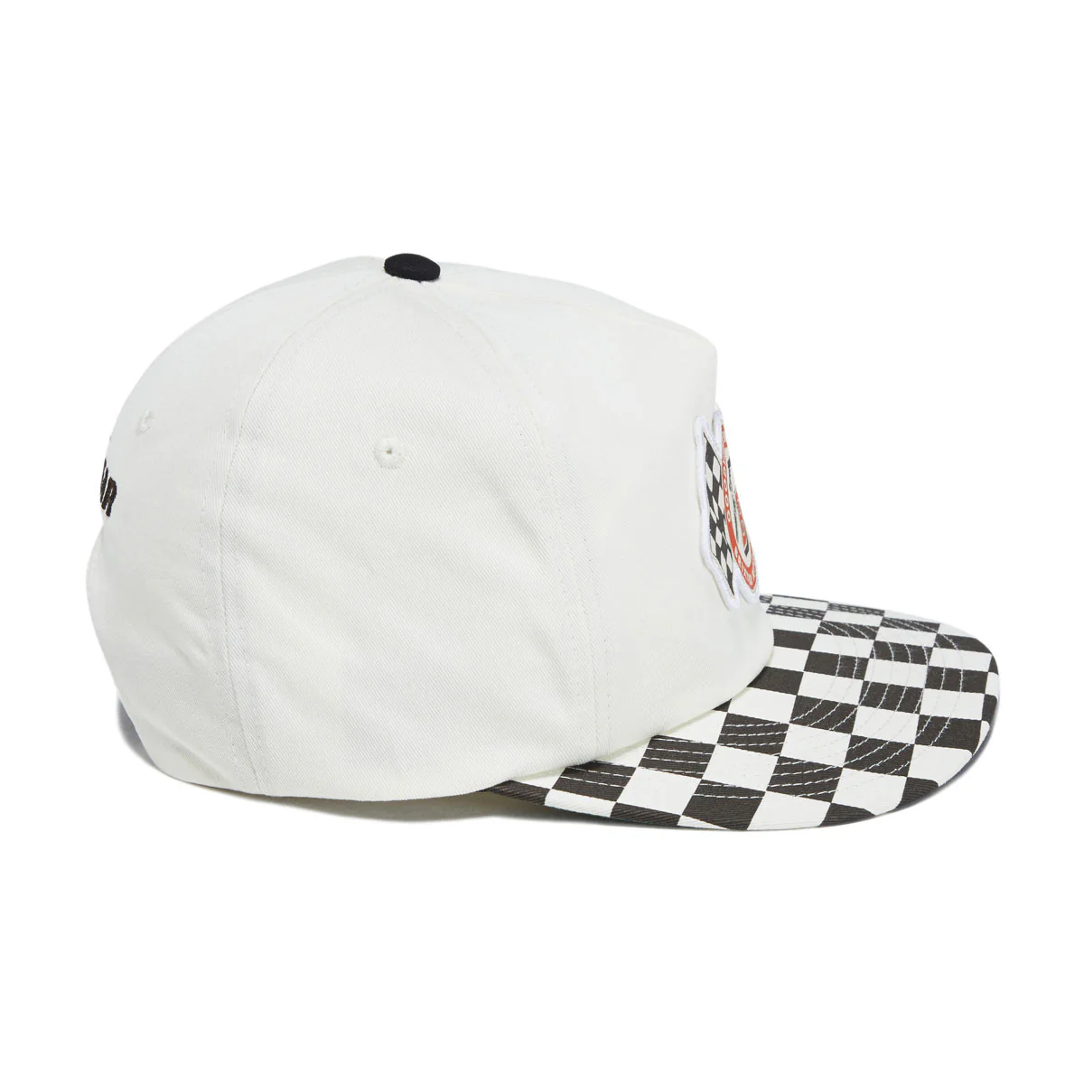 Brixton x Goodyear Speedway HP Snapback Hat - Off White - Image 3