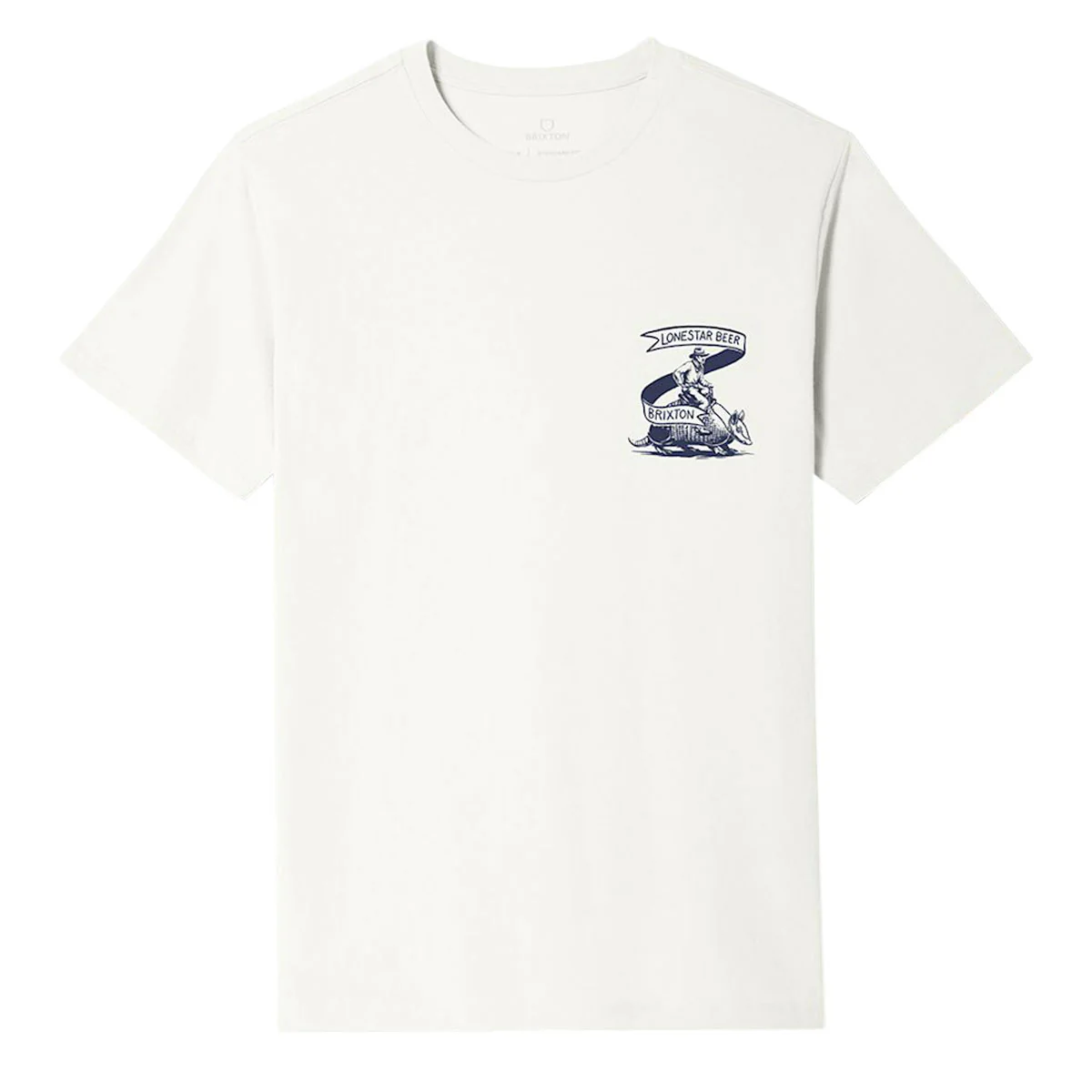 Brixton x Lone Star Armadillo T-Shirt - Cream - Image 2