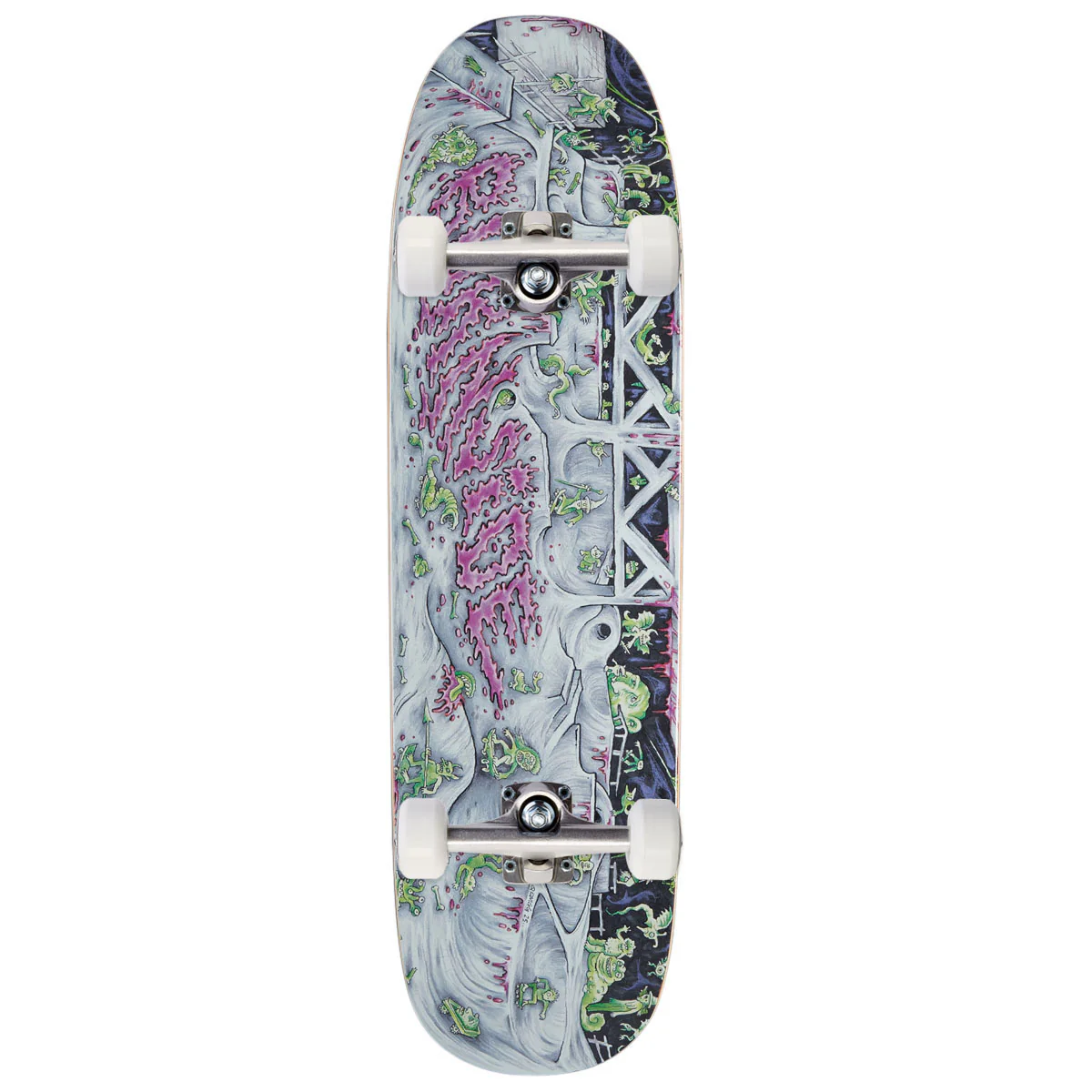 Burnside 35 Years By Quigg Square Tail Skateboard Complete - 9.00"