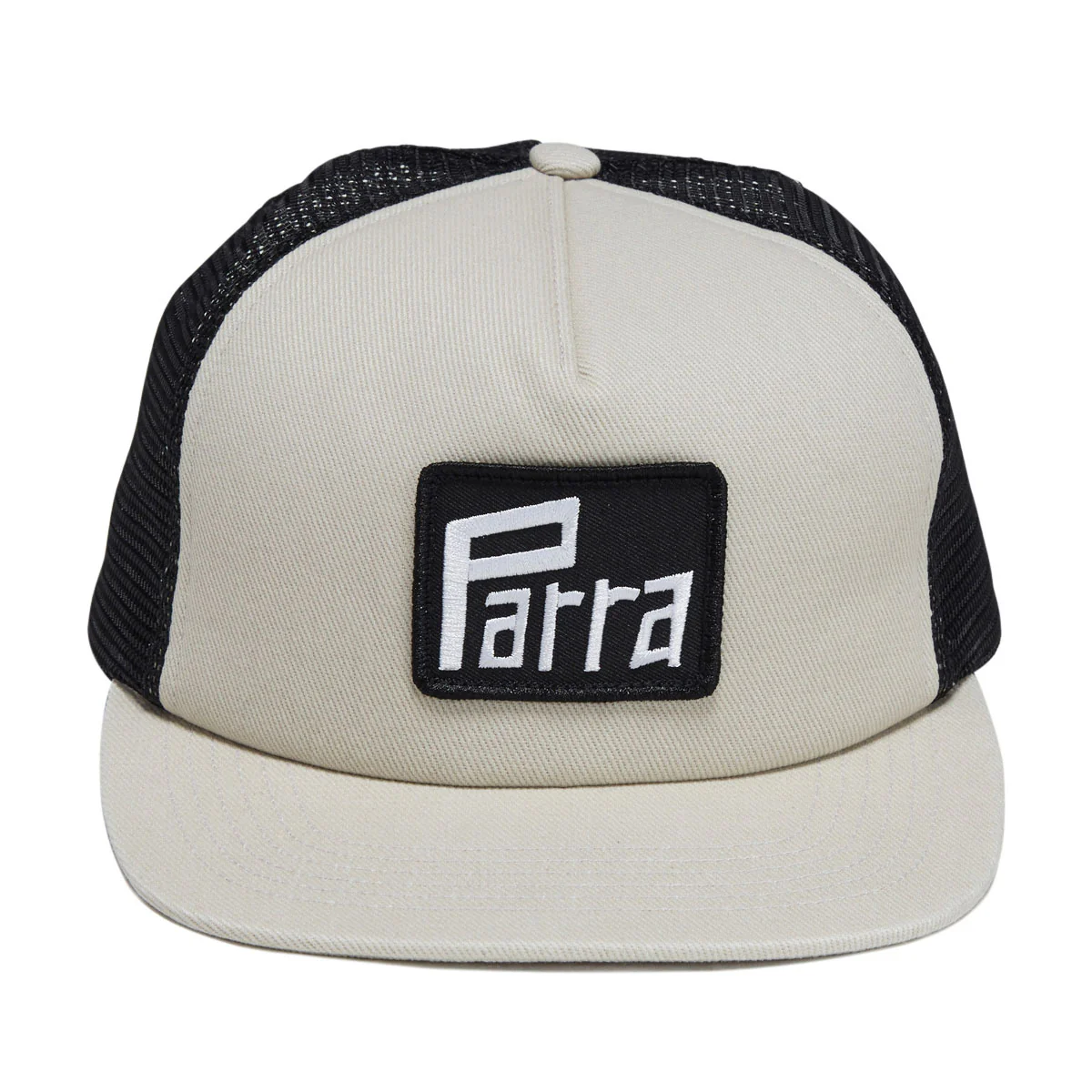 By Parra Measuring Tape Logo 5 Panel Hat - Light Grey - Image 3