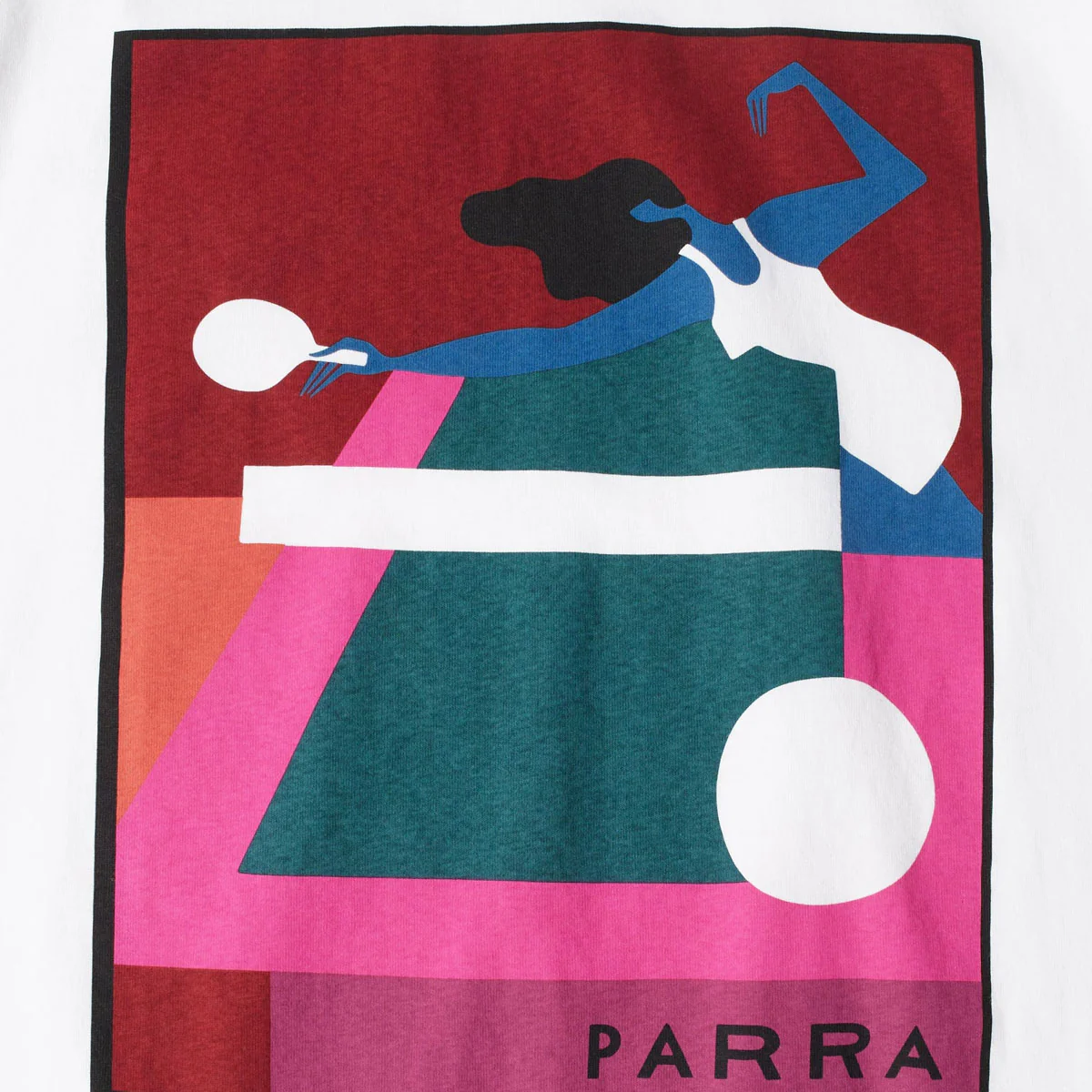 By Parra Ping Ponged T-Shirt - White - Image 2