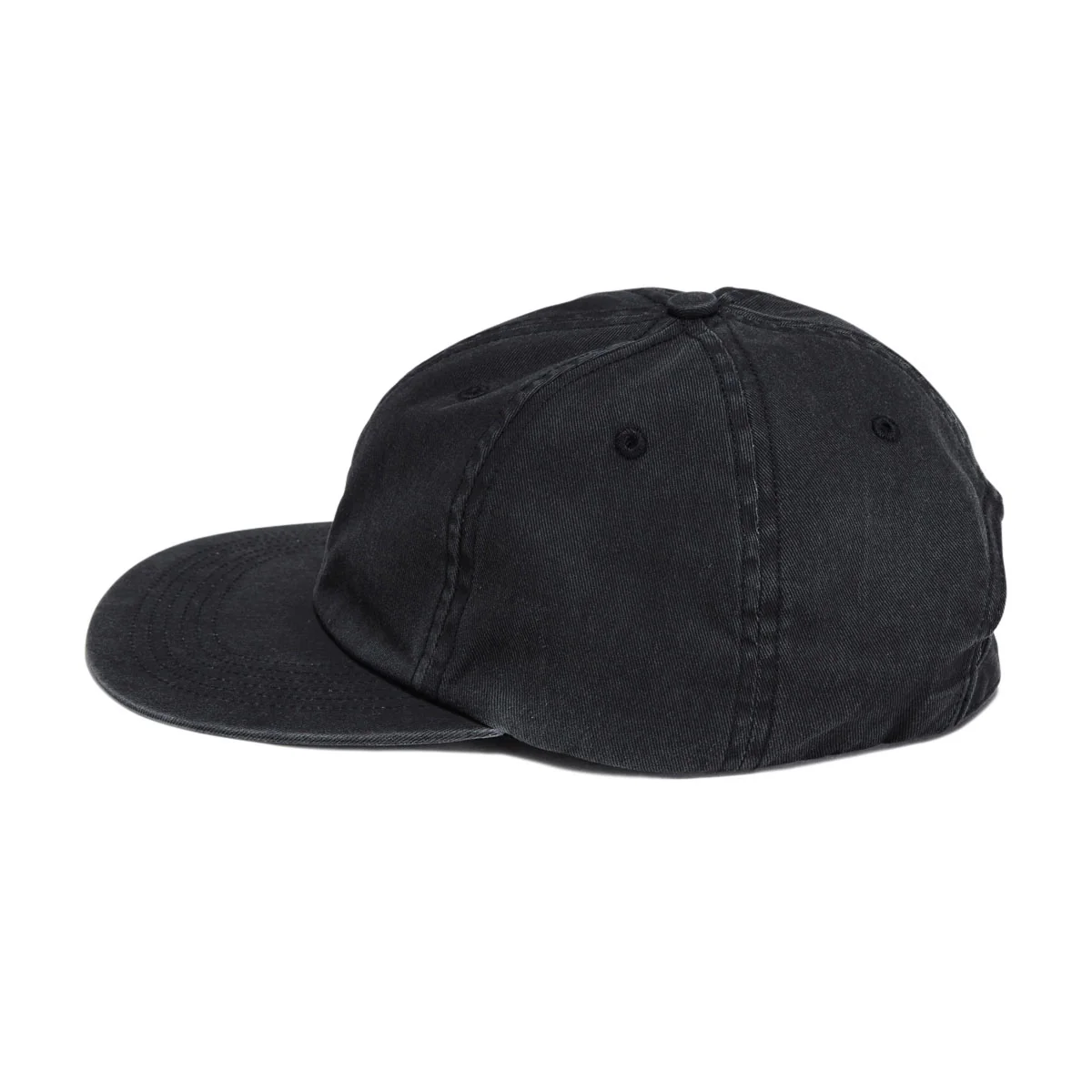 By Parra Signature 6 Panel Hat - Black Twill - Image 3