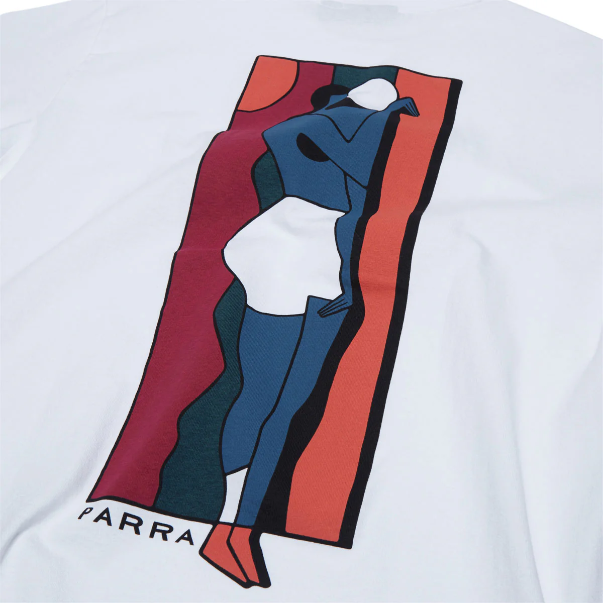 By Parra Vertical Thoughts T-Shirt - White - Image 4