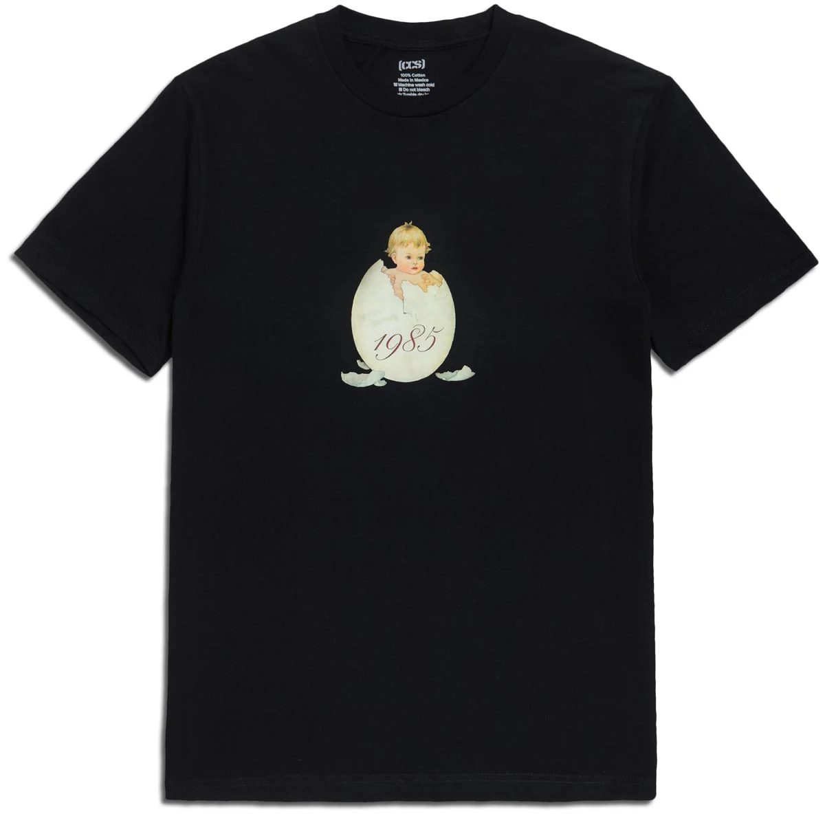 CCS 1985 Egg T-Shirt - Black - SM