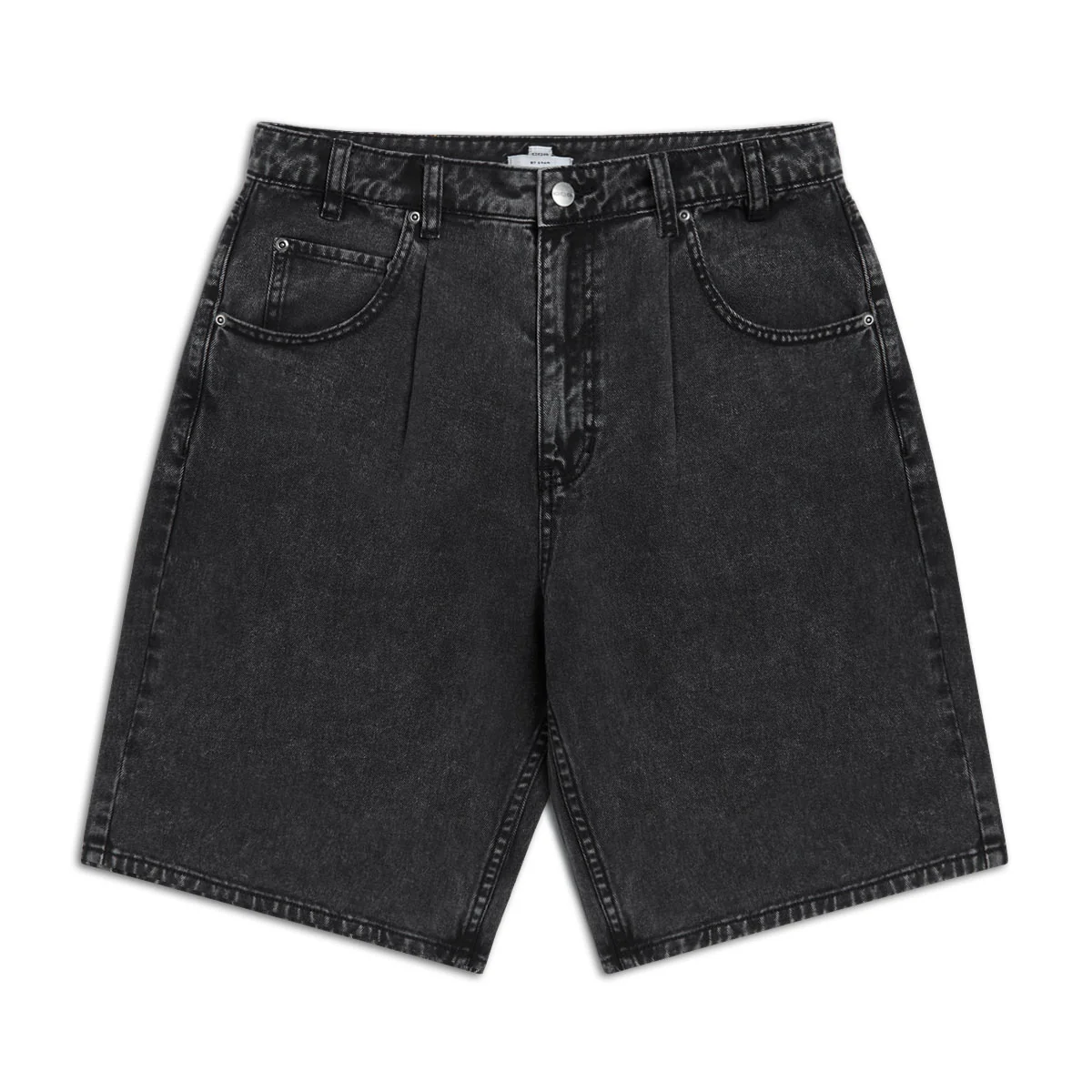 CCS 97 Star Denim Shorts - Acid Wash Black