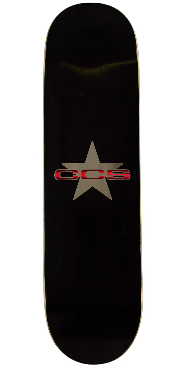 CCS 97 Star Skateboard Deck - Silver/Red - Image 2