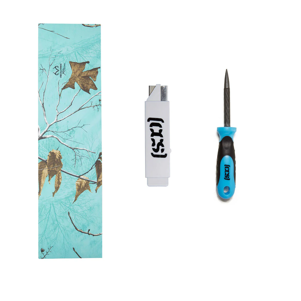 CCS All In One Grip Tape Skate Bundle - Realtree Sea Glass