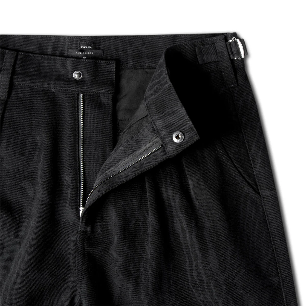 CCS Amoir Libre Pleated Shorts - Black Distortion - Image 5