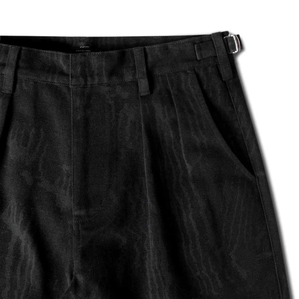 CCS Amoir Libre Pleated Shorts - Black Distortion - Image 9