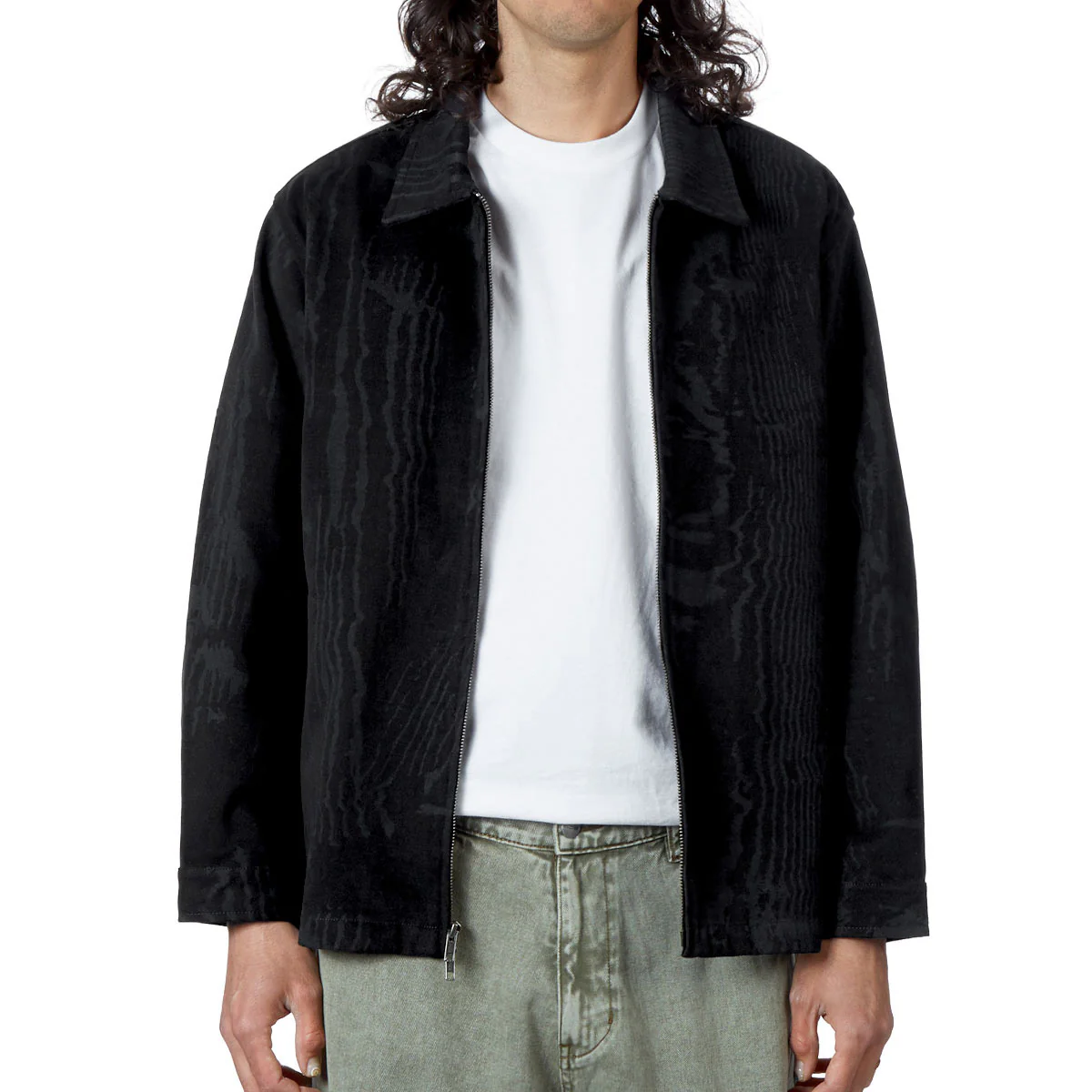 CCS Amoir Libre Zip Chore Jacket - Black Distortion - Image 2