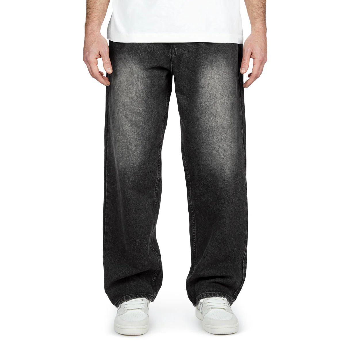 CCS Baggy Straight Denim Jeans - Pavement Black