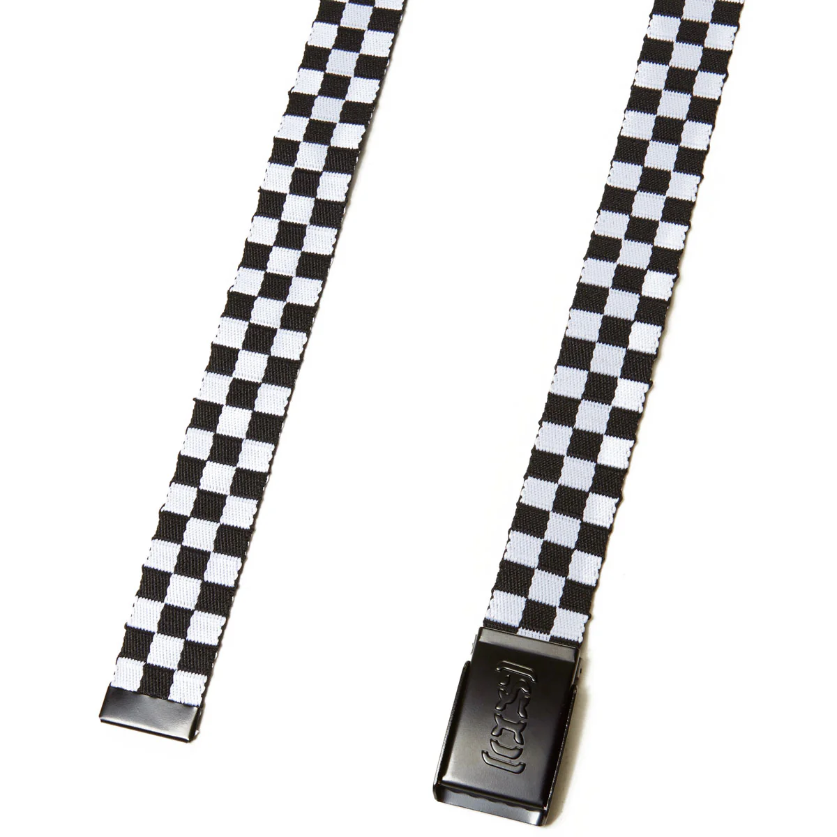 CCS Black Logo Buckle Belt - Checkerboard - Image 2