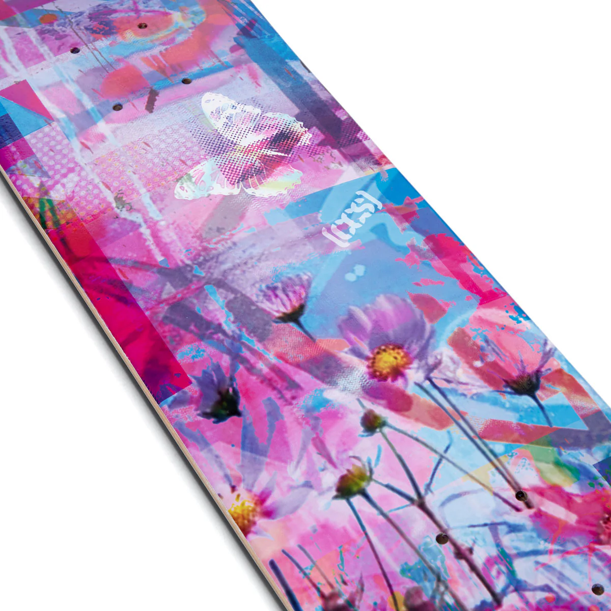 CCS Blooming Streets Mini Skateboard Deck - Pink - Image 3