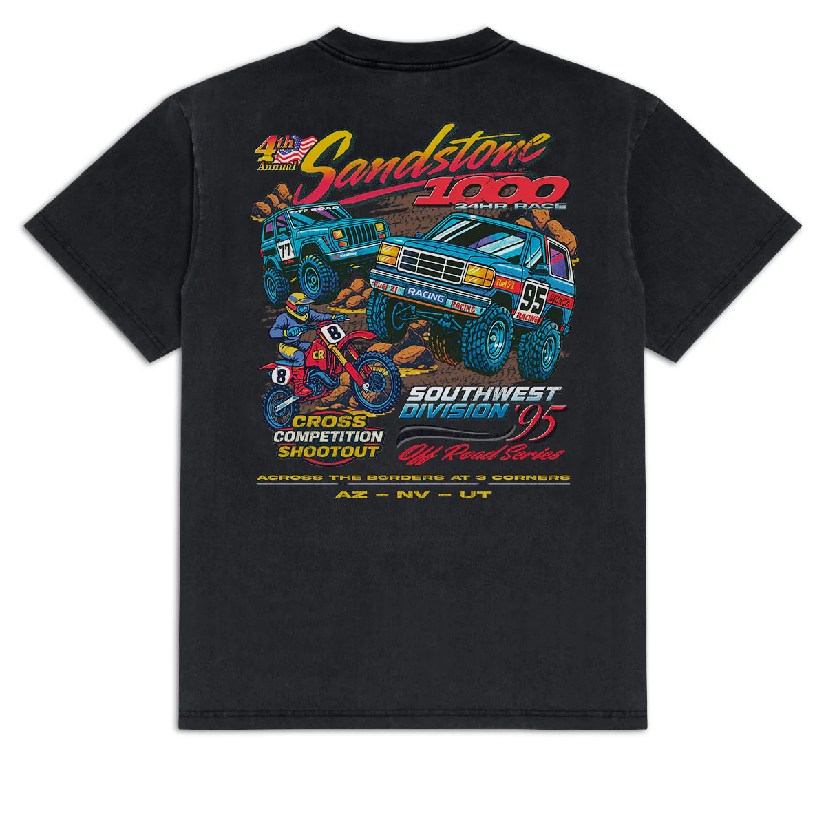 CCS Bootleg Cross Competition Shootout T-Shirt - Vintage Black