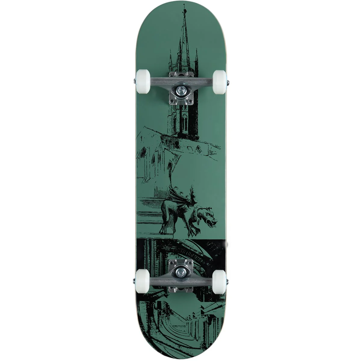 CCS Cathedral Skateboard Complete - Olive