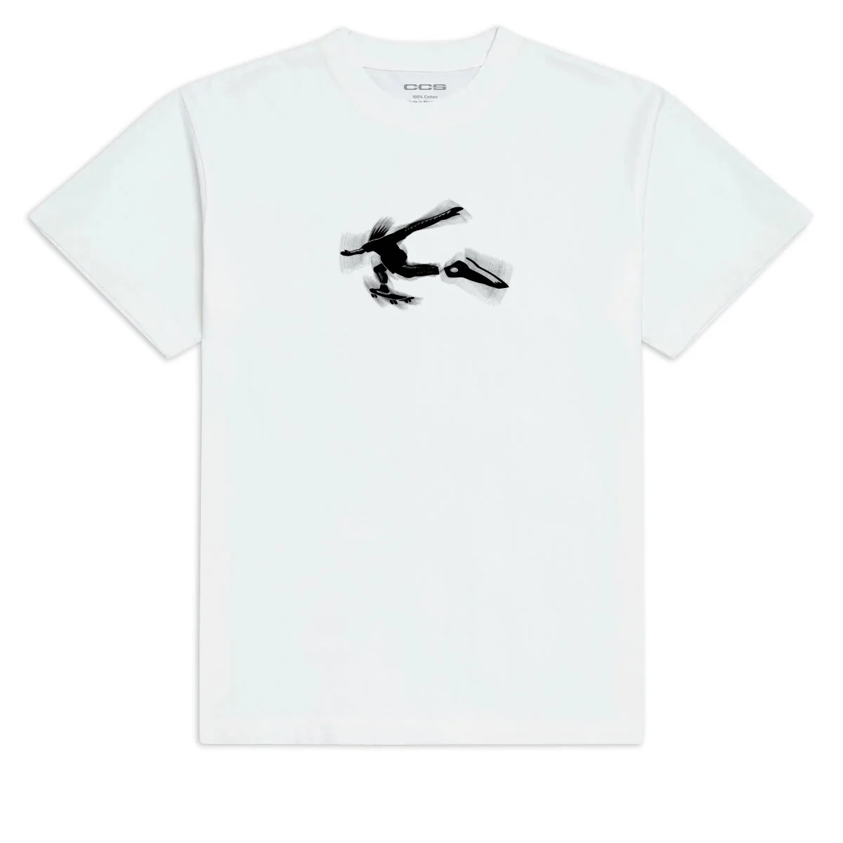 CCS Cheap Skates Blur T-Shirt - White - MD