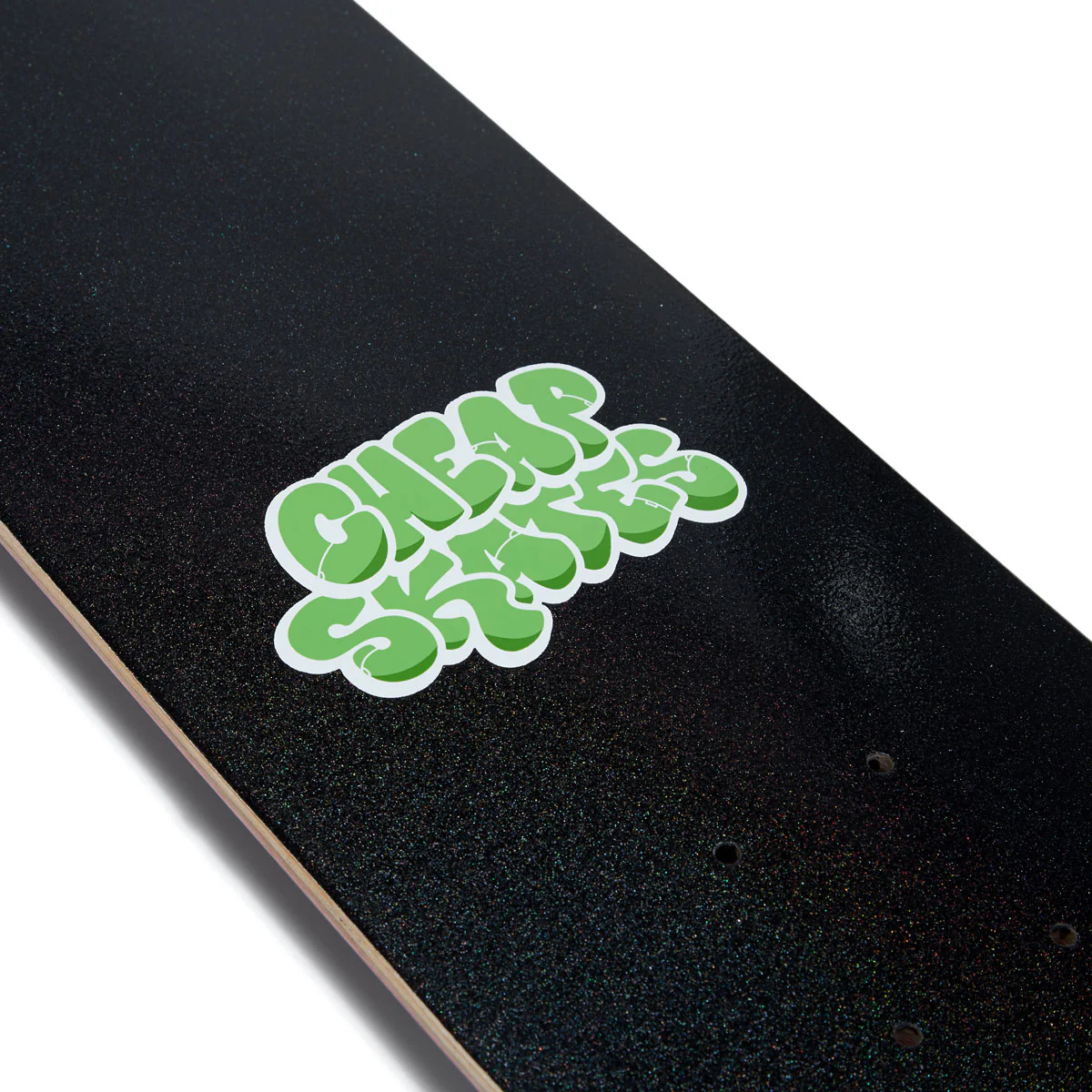 CCS Cheap Skates Tag Glitter Mini Skateboard Complete - Black - Image 5