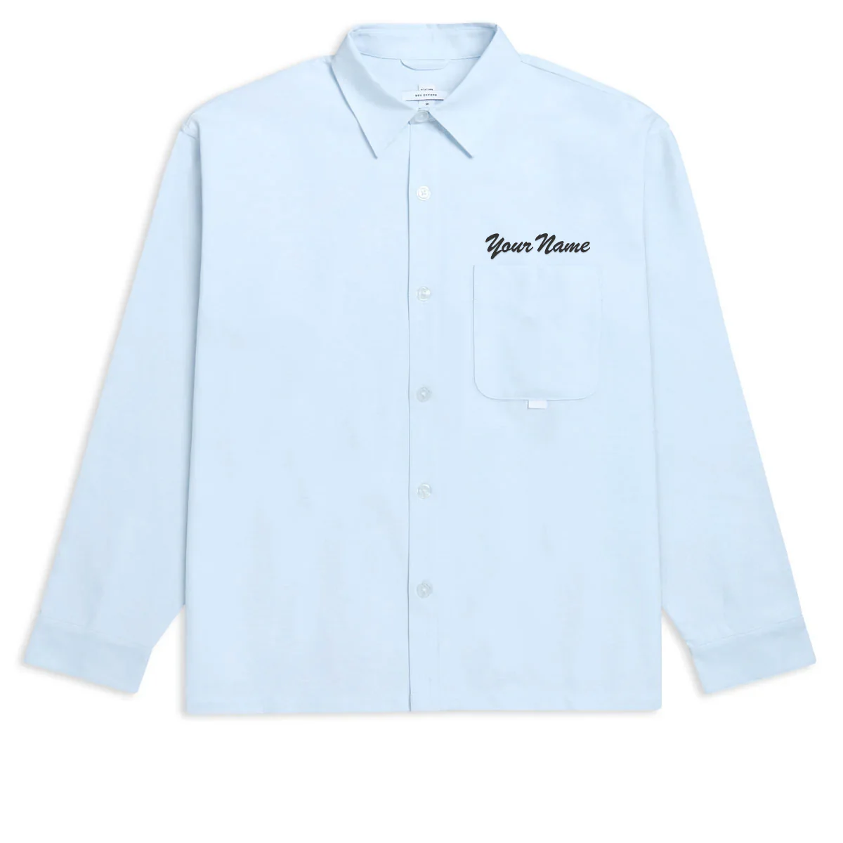 CCS Custom Embroidered Box Oxford Shirt - Blue - LG