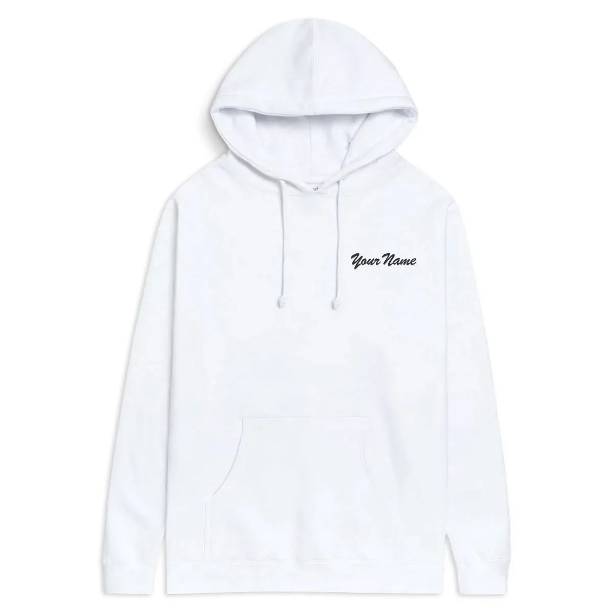 CCS Custom Embroidered Core Pullover Hoodie - White