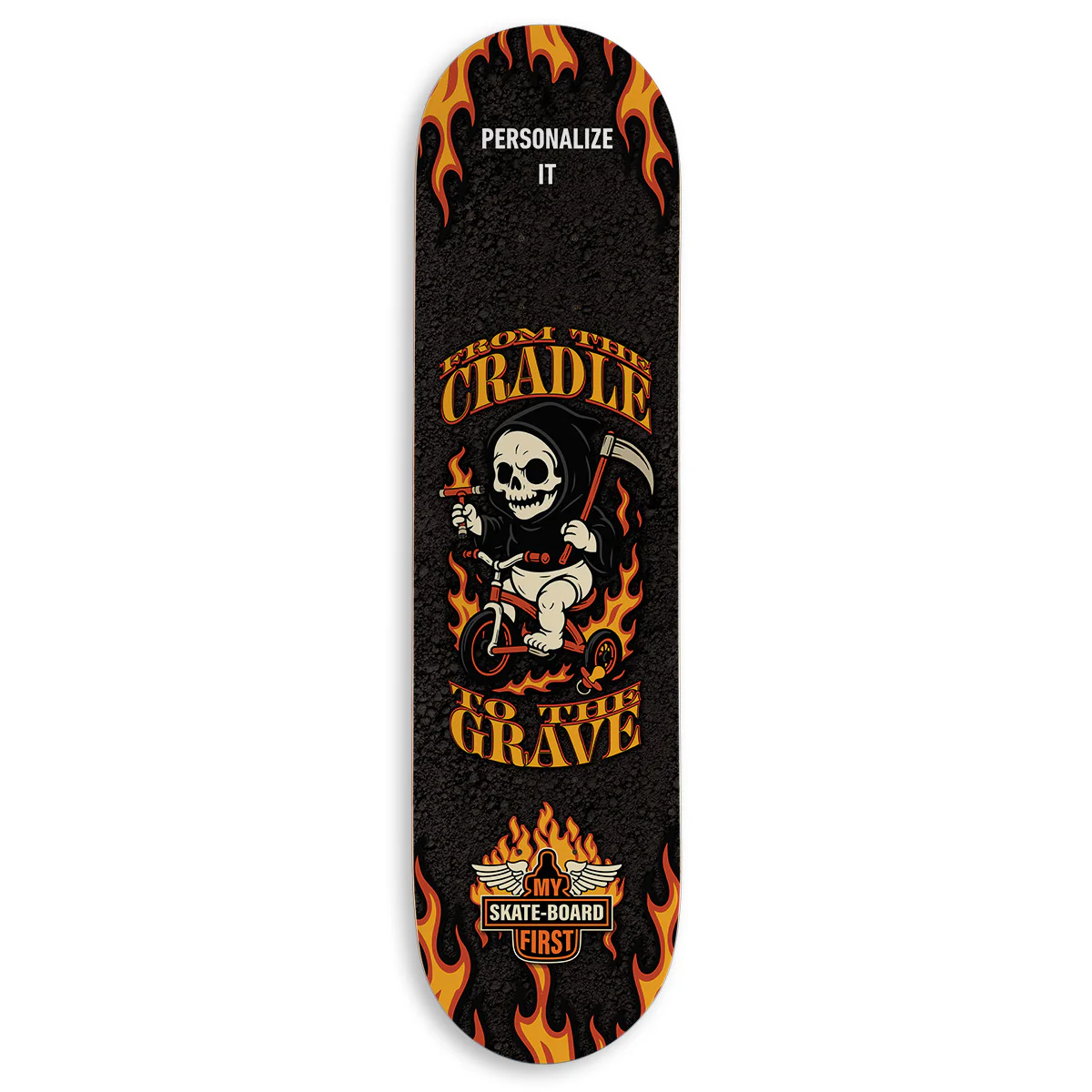 CCS Customs Birthday Skateboard Deck - Cradle 2 Grave - 7.75"