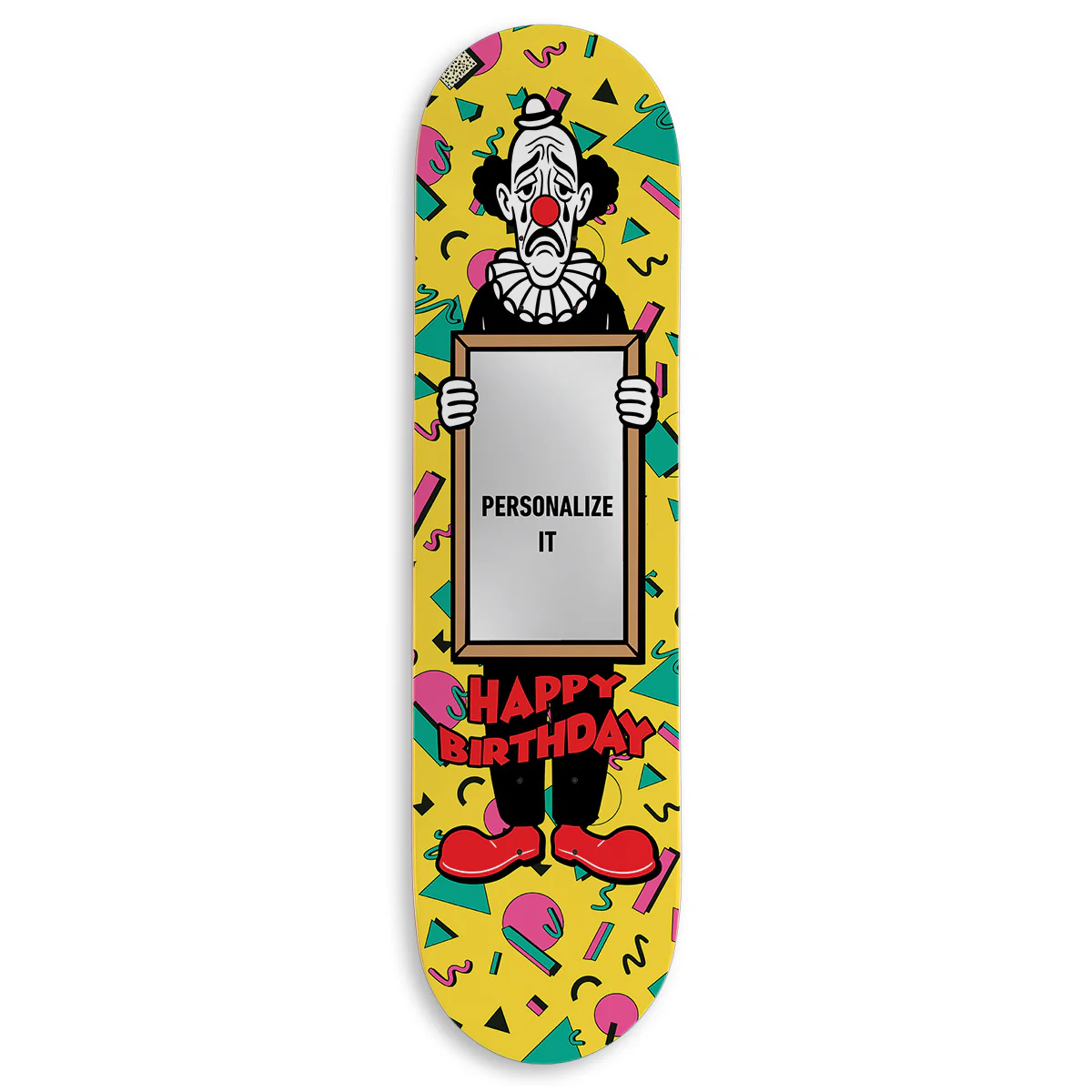 CCS Customs Birthday Skateboard Deck - Sad Clown 2