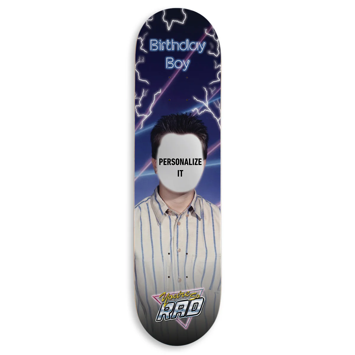 CCS Customs Birthday Skateboard Deck - School Photo Boy - 8.125"