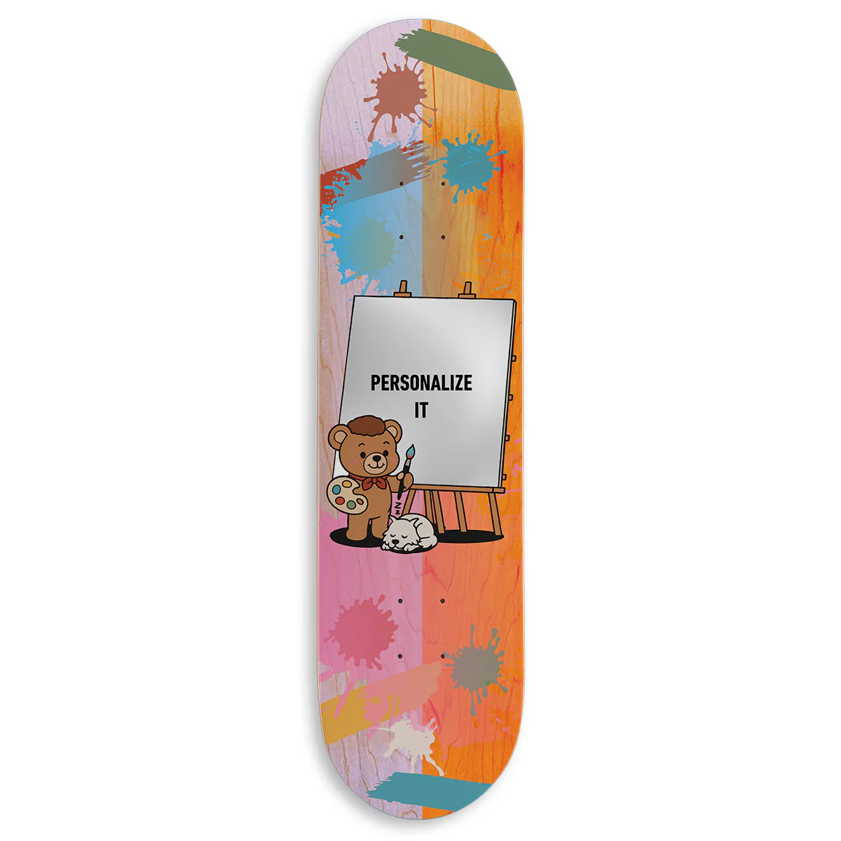 CCS Customs Photo Moments Skateboard Deck - Bear Painting