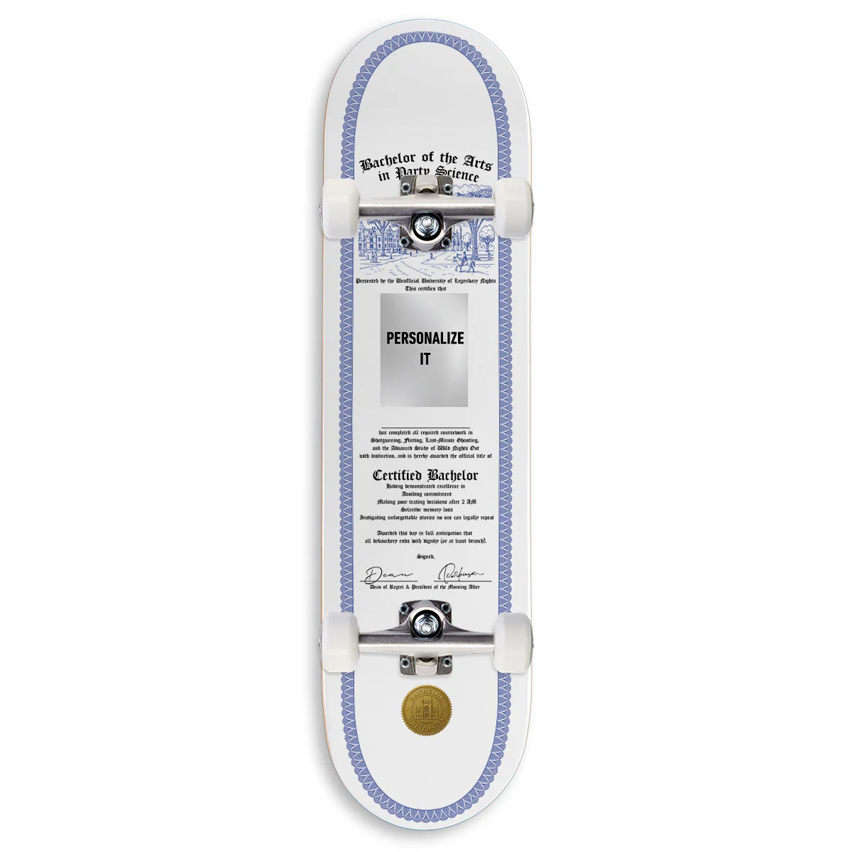 CCS Customs Together Skateboard Complete - Bachelor Certificate - 7.75"