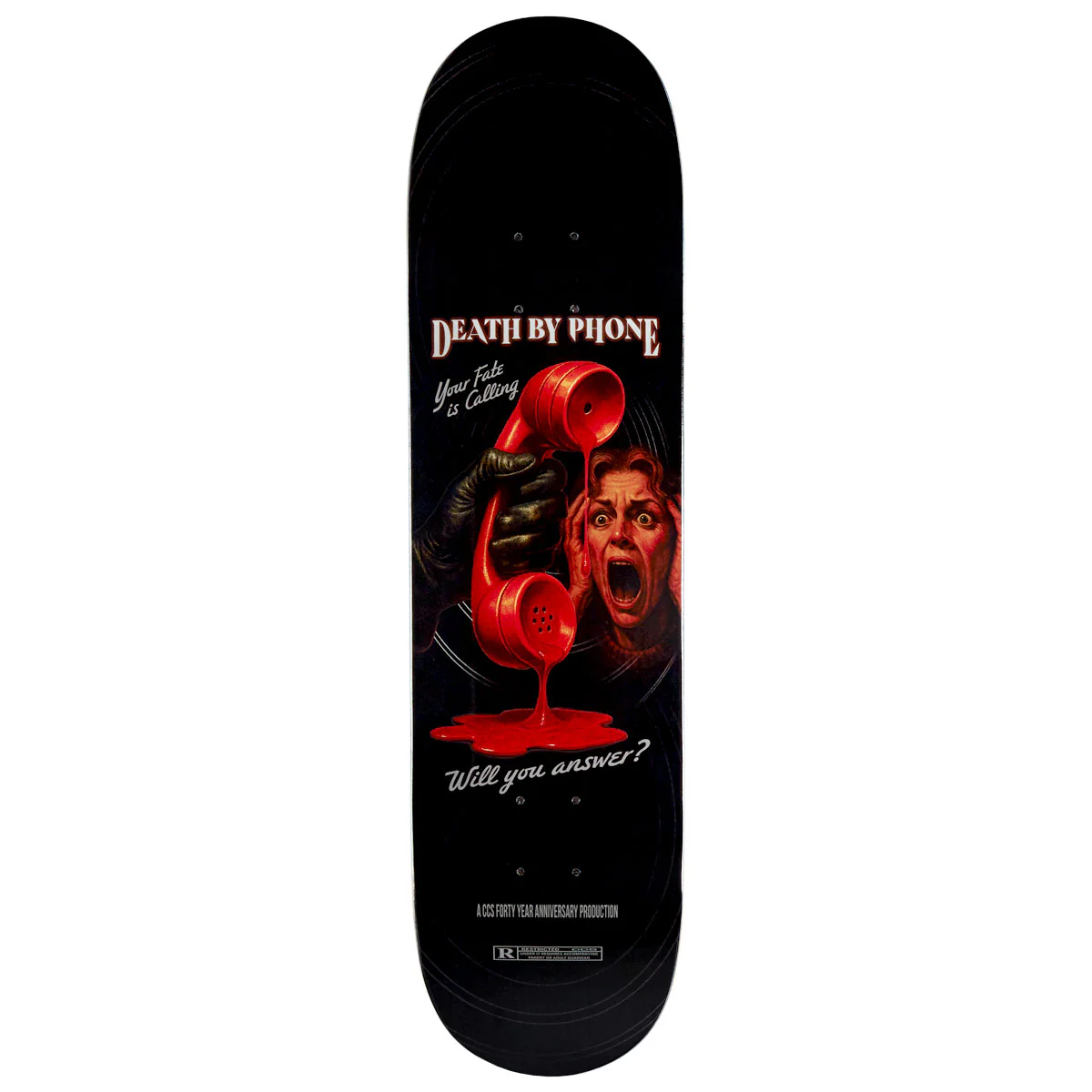 CCS Death by Phone Skateboard Deck - 7.75"